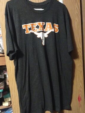 Texas Longhorns Men's Charcoal Graphic T-Shirt